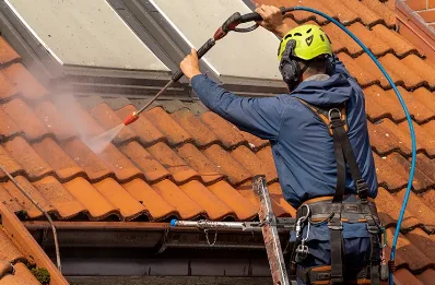 Démoussage et hydrofuge de toiture à Loupfougères